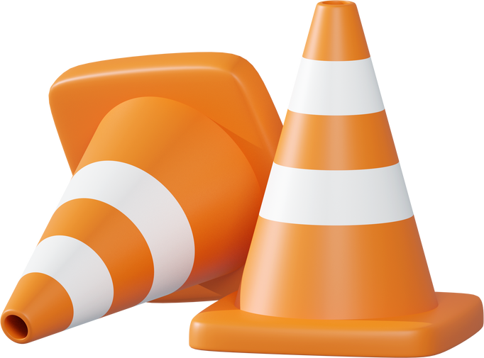3D Safety Cones